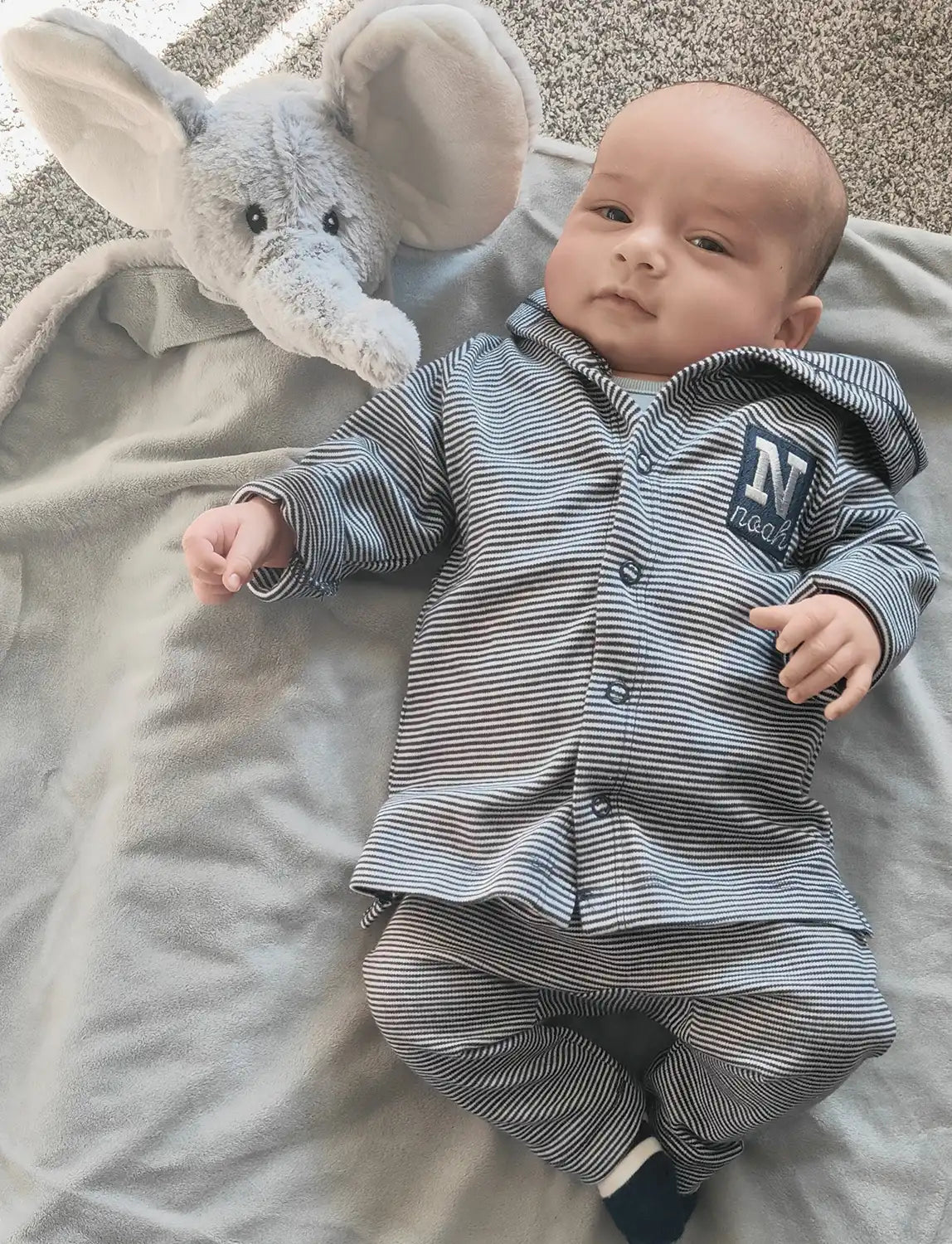 Baby Stripy Jersey Leggings