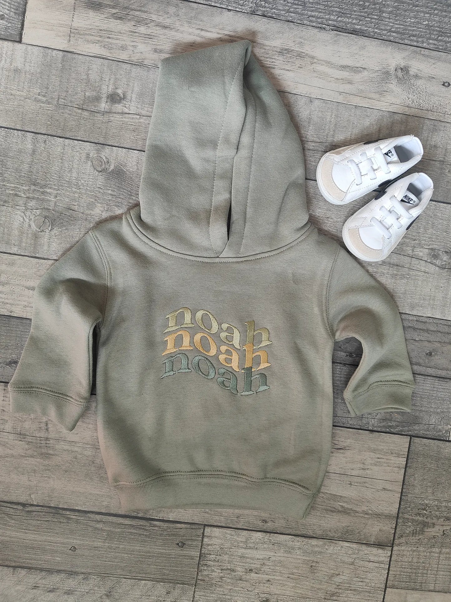 Personalised Embroidered Baby Essential Hoodie