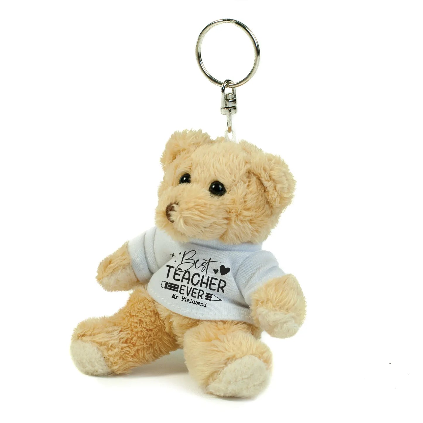Teachers Leavers Present Personalised Bear or Bunny Keyring