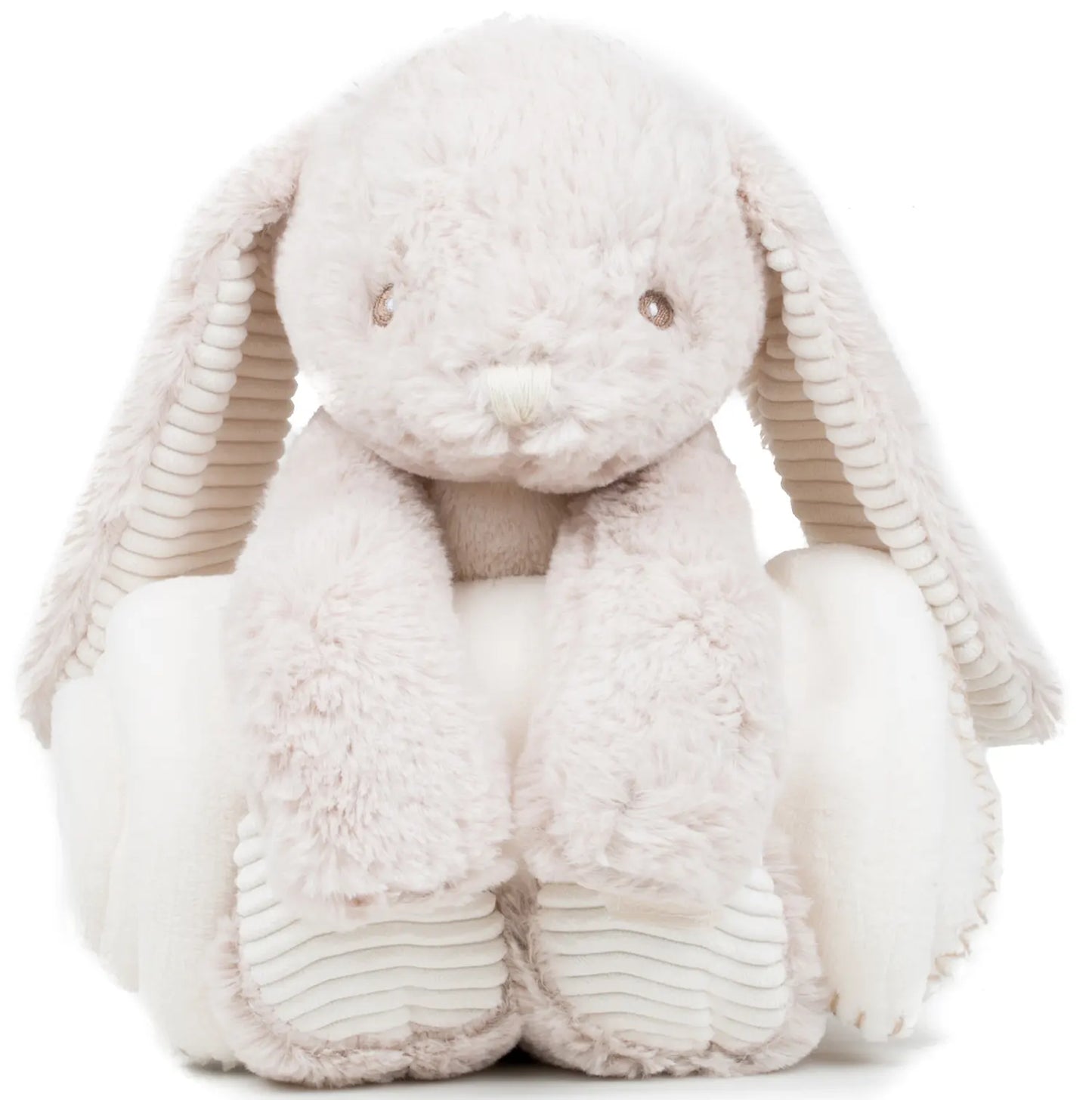 Personalised Embroidered Rabbit Holding a Blanket